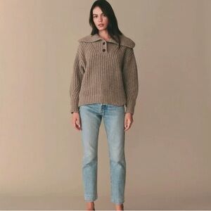 DOEN Heirloom Ely Henley in Tawny Birch, size medium